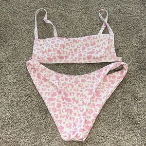 Zaful pink two piece, never worn only washed.